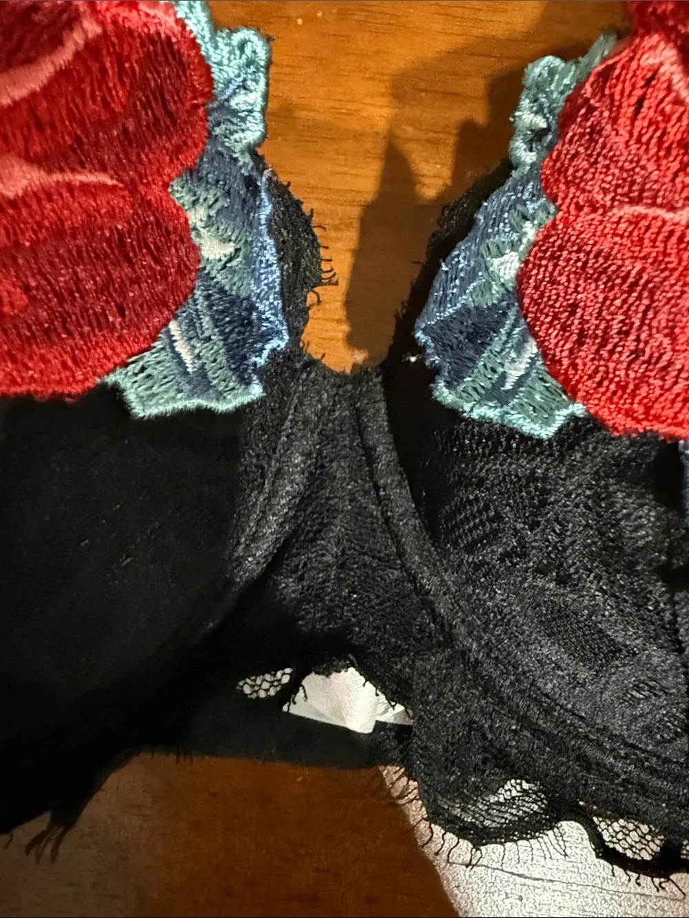 PINK Victorias Secret black lace